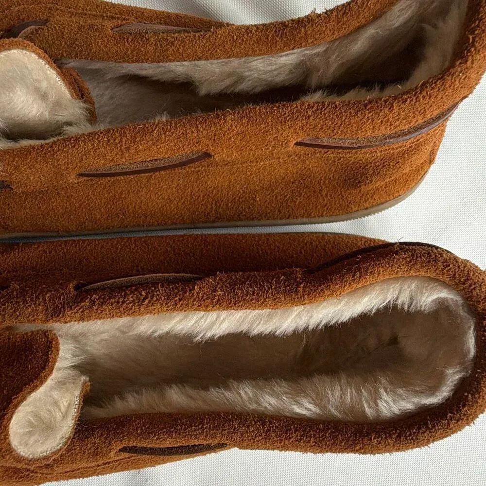 J Crew Moccasin Slippers Men’s 11 Sherpa